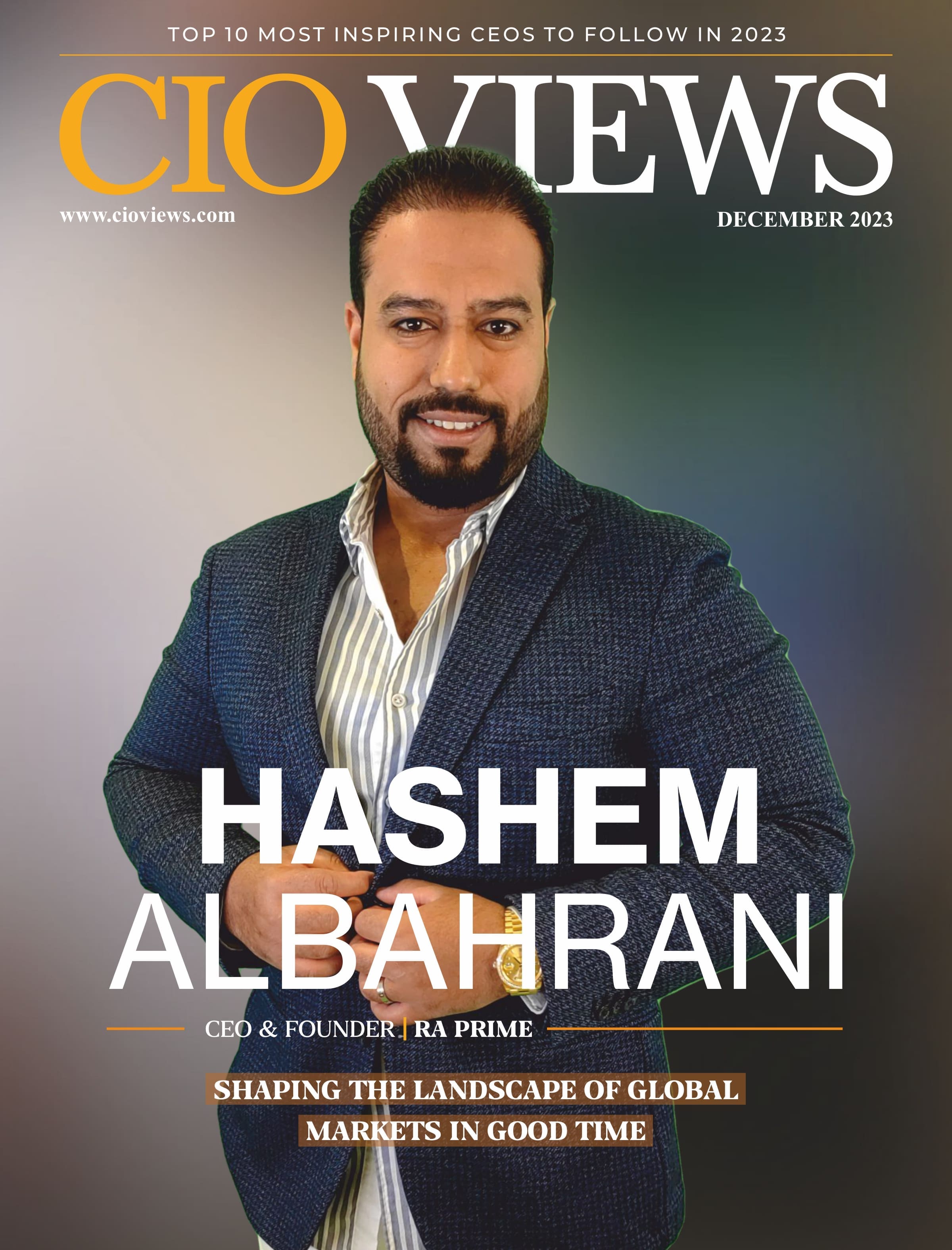 اختيار الرئيس التنفيذي كأكثر رؤساء تنفيذيين الهاماً حسب مجلة CIO Views